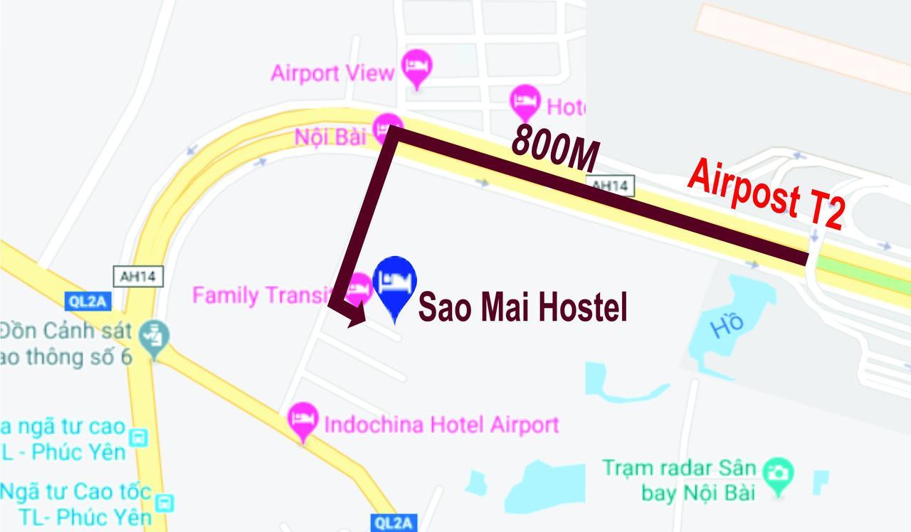 Sao Mai Cosy Nest-Noi Bai Airport Hostel Thach Loi Buitenkant foto